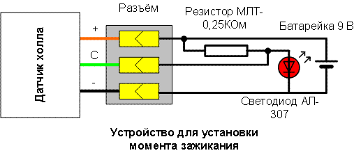 Датчик холла проверка и схема Датчик холла проверка и схема